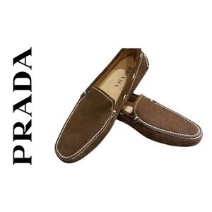 Women’s Prada Moc Toe Driving Loafer